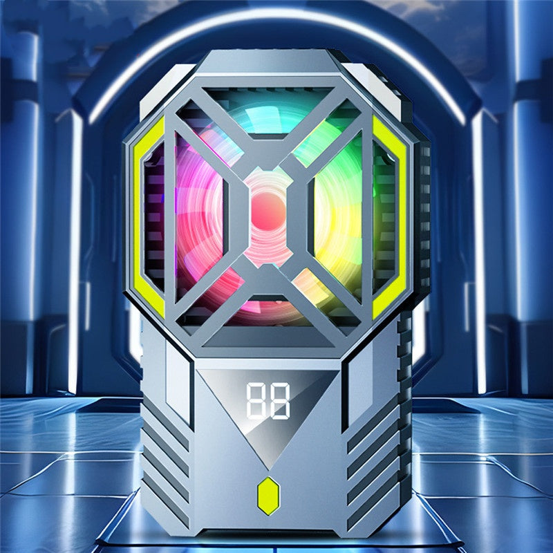 DY-88 RGB Mobile Cooling Fan - Fast Cooling Phone Cooler