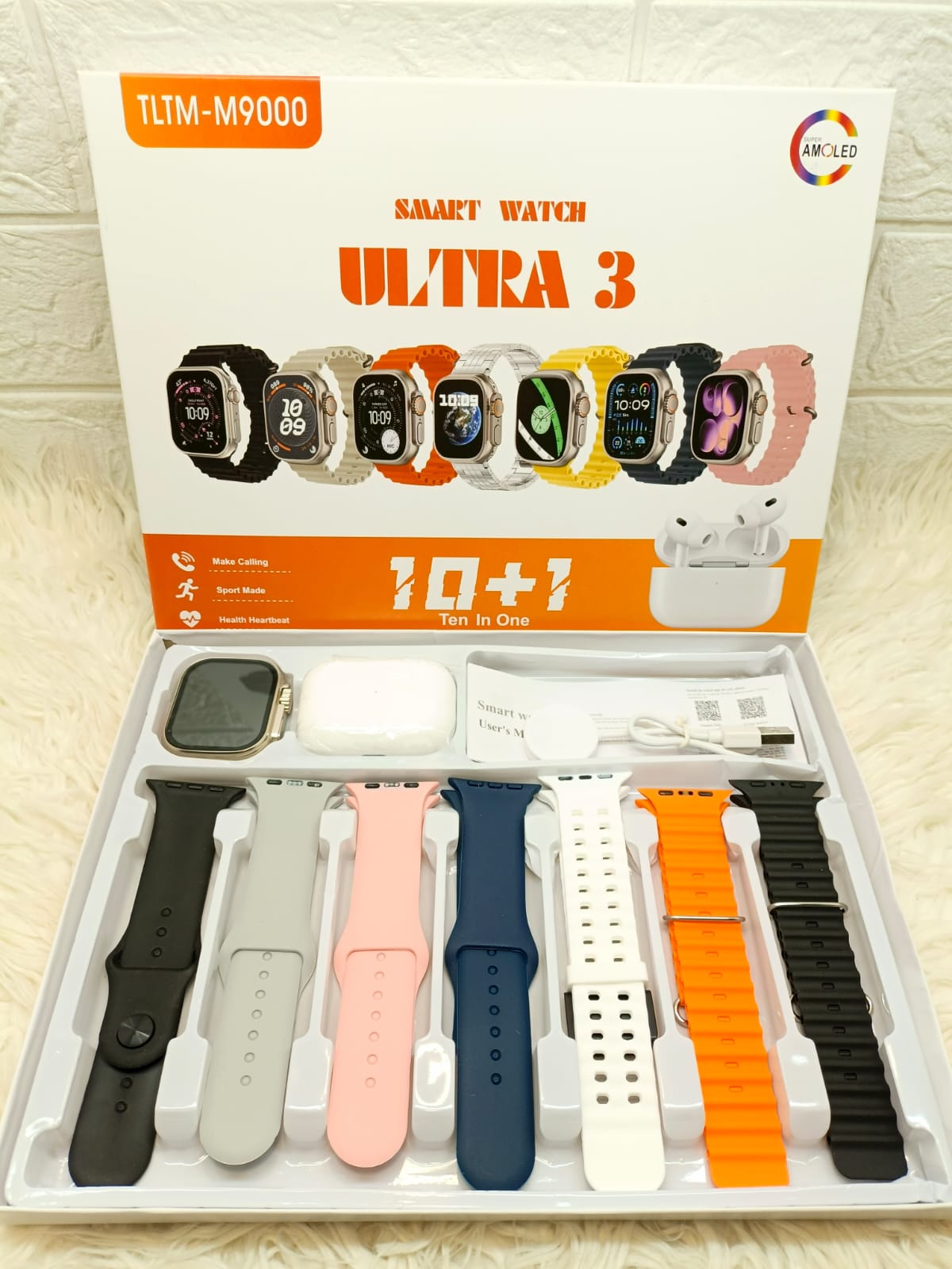 Watch Ultra 3 10+1 with Airpods